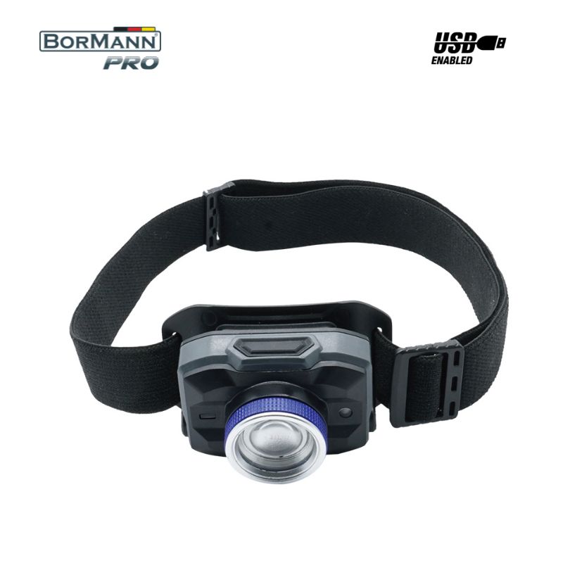 BORMANN Pro BPR6031 Φακός Κεφαλής Επαναφορτιζόμενος,450Lm,Αδιάβροχος 072317