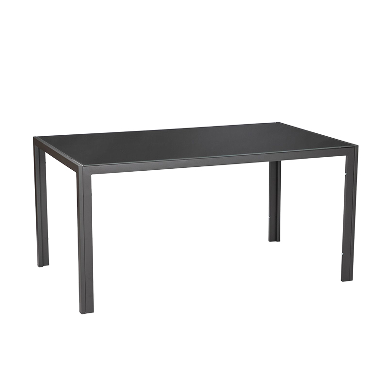 BORMANN BSP1156 Τραπέζι Εξ. Χώρου 150x90x72cm, Από Τεχνητό Ξύλο Αλουμίνιο, Γκρι Σκελετός 066392