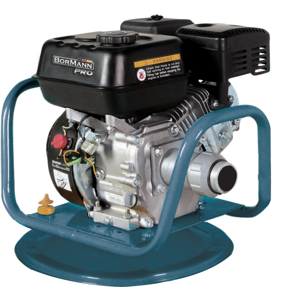 BORMANN Pro BTC5110 Δονητής Μπετού Βενζινοκίνητος 6,5Hp, 196cc, Ταχύτητα Περιστροφής 3600Rpm, 26Kg 065371