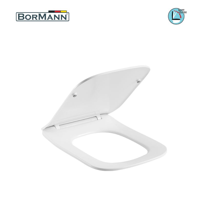 BORMANN BTW1080 Κάλυμμα Λεκάνης Leo Soft Close 2100gr, Duroplast 445x340mm 056645