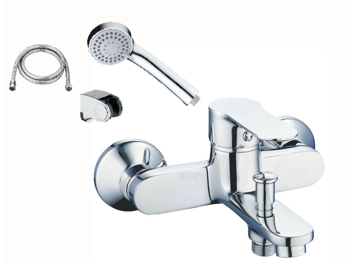 BORMANN BTW3070 Μπαταρία Μπάνιου "Sierra" 35mm,Αναμεικτική με Σετ Ντους 1020g 026075