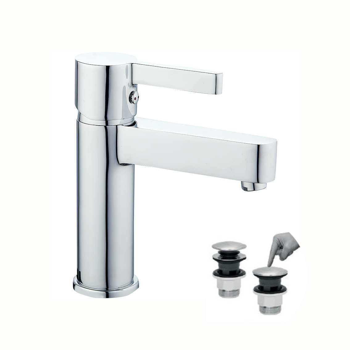 BORMANN BTW3375 Μπαταρία Νιπτήρα Violet, 35mm, Αναμεικτική, 720G, Με Pop Up 049661