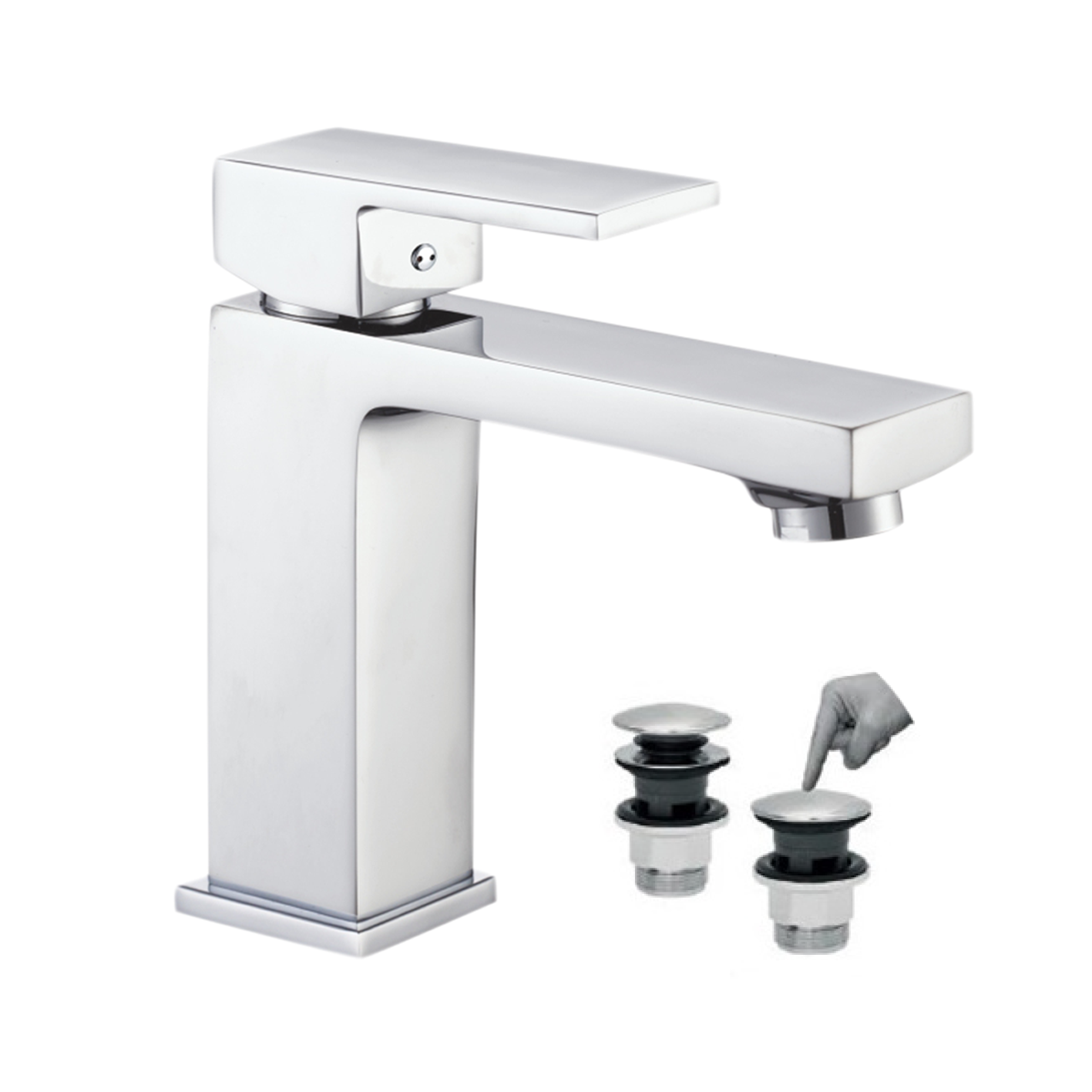 BORMANN BTW3385 Μπαταρία Νιπτήρα Fiona, 35mm, Αναμεικτική, 850G, Με Pop Up 049692