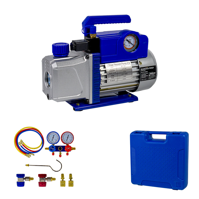 BORMANN Pro Αντλία Κενού Μονοβάθμια με Σετ Ελέγχου Πίεσης 4 Εξόδων 077466