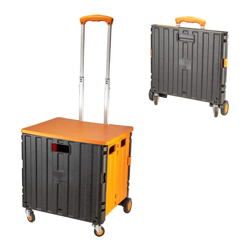 BORMANN BWB1304 Καρότσι Μεταφοράς Πλαστικό,Πτυσσόμενο με 4 Ρόδες Ικάνοτητα Μεταφοράς Φορτίου 35Kg 069997