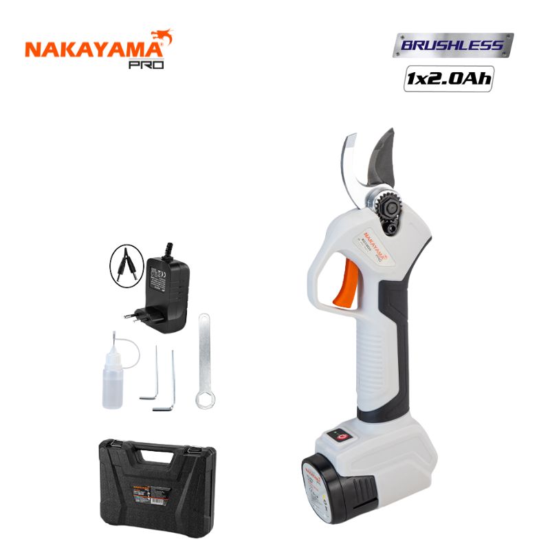 NAKAYAMA Pro EC1300 Ψαλίδι Κλάδου Μπαταρίας 16.8V,Brushless,Κοπή 0-22/0-28mm,690gr,Μπαταρία 2Ah 053064