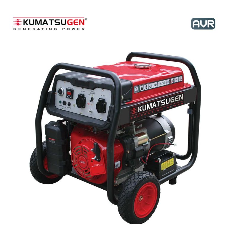 KUMATSUGEN GB8500MP Γεννήτρια Βενζίνης,AVR,8,1Kva/16Hp με Μίζα Μπαταρία 014645