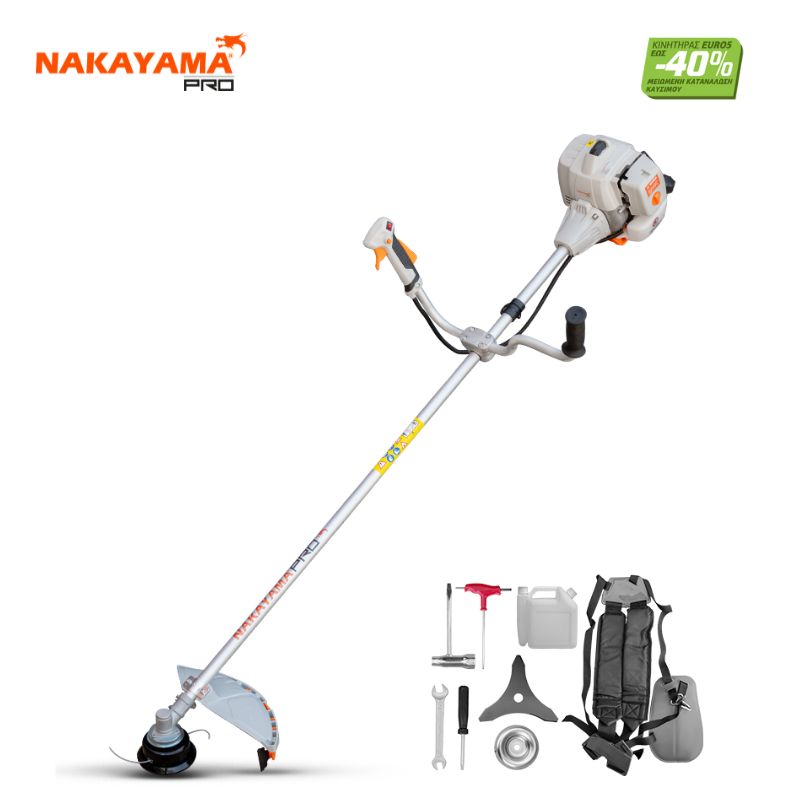 NAKAYAMA Pro PB5450 Θαμνοκοπτικό Βενζίνης 2Hp, 52cc 033967