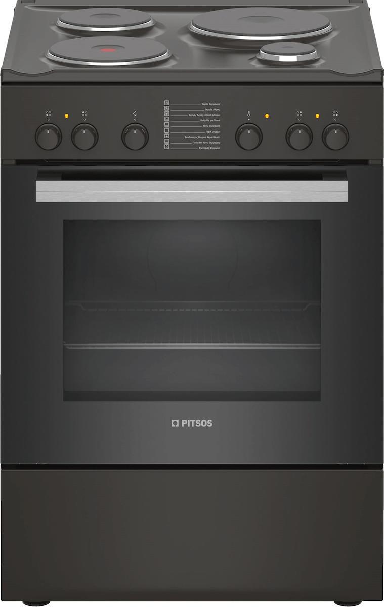Pitsos PHA009090 Family Κουζίνα 66lt με Εμαγιέ Εστίες Π