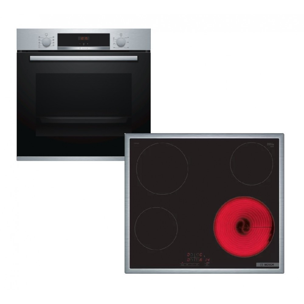 Bosch HBA534ES3 + PKE645BB2E Αυτόνομο Σετ Εντοιχισμού 7