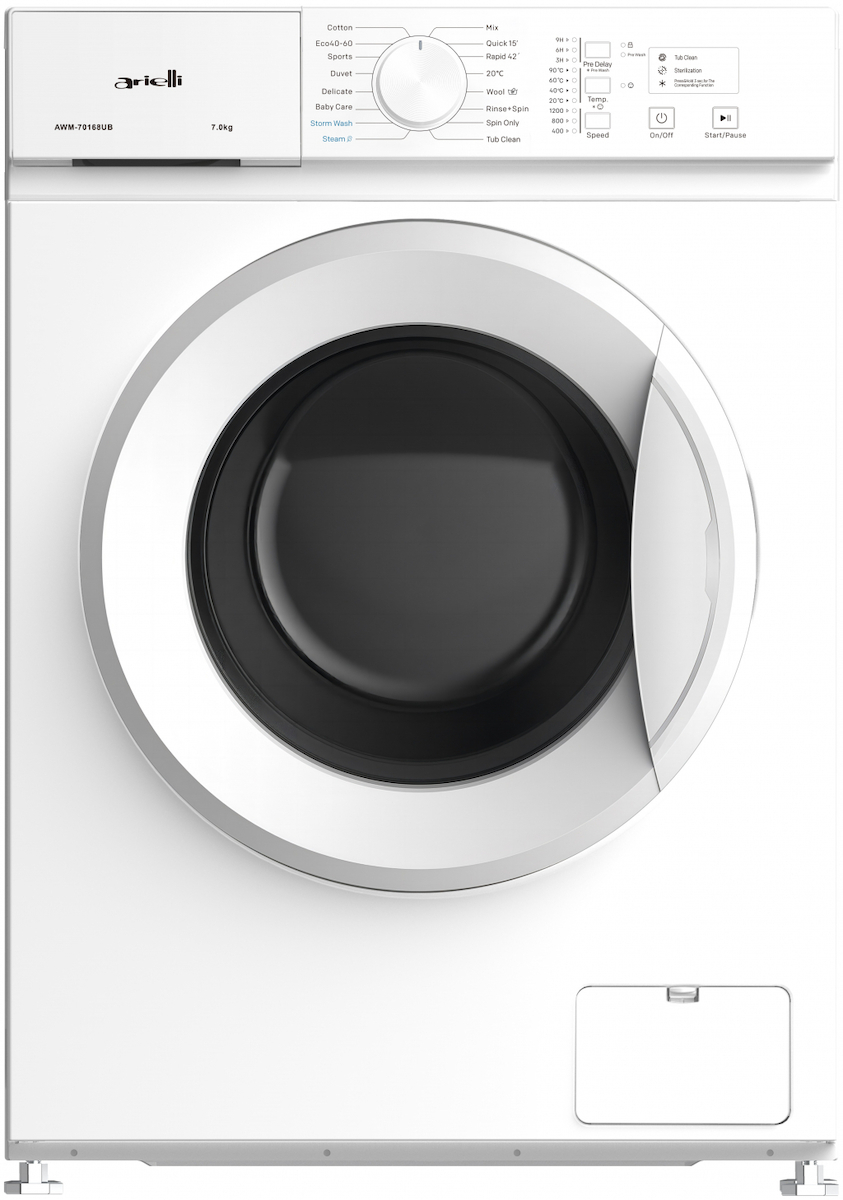 Arielli AWM-70168UB Πλυντήριο Ρούχων 7kg, 1200 Στροφών,