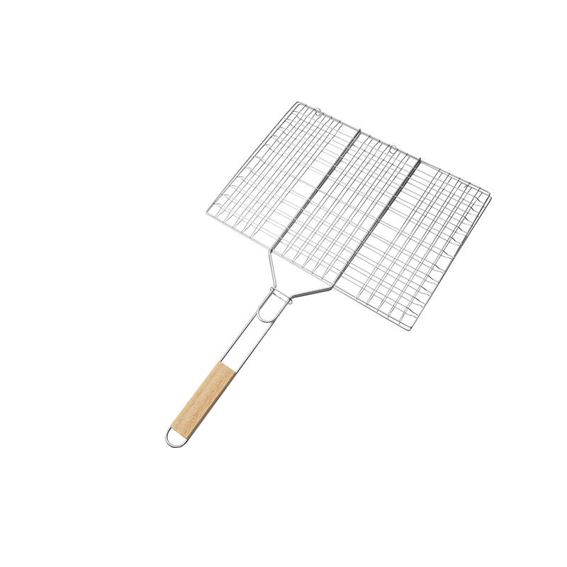 BORMANN ELITE BBQ1017 Διπλή Ανοξείδωτη Σχάρα Ψησίματος,Μ40,5Xπ30cm 065173