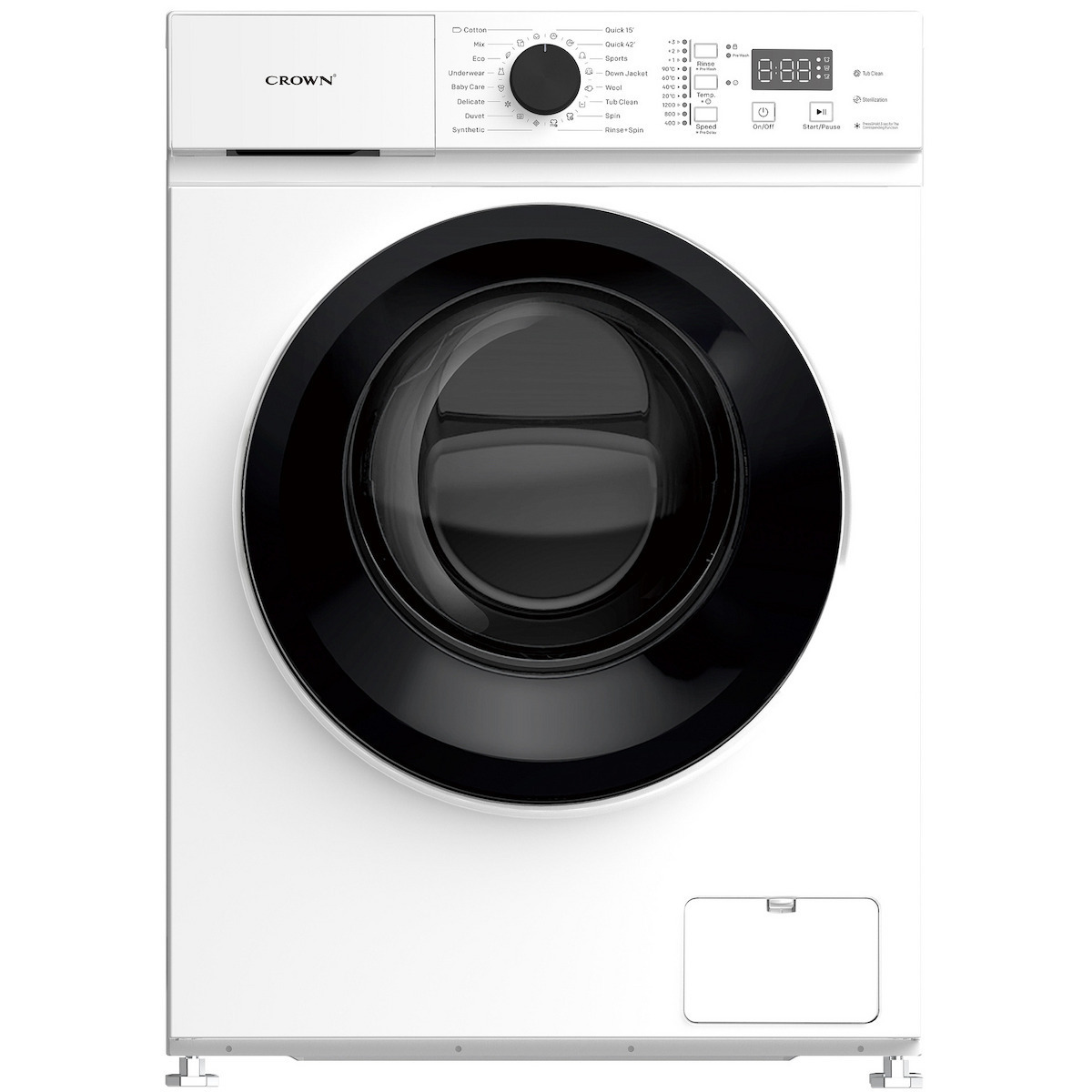 Crown CWM6010BDE Πλυντήριο Ρούχων 6kg, 1000 Στροφών, Ε,