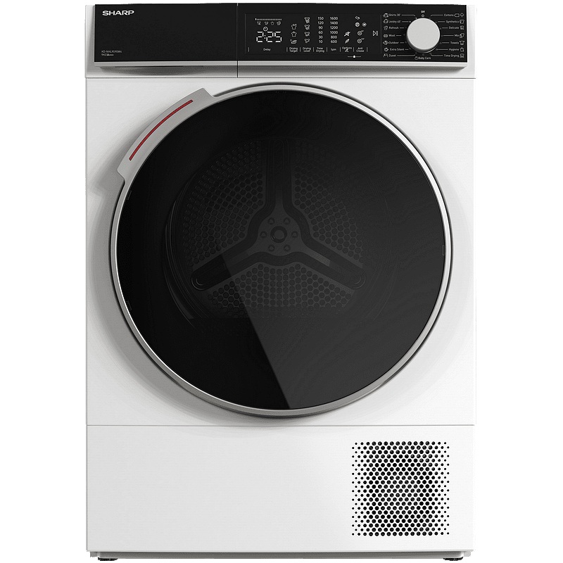 Sharp KD-NHL9S9GW4 Στεγνωτήριο Ρούχων 9kg, με Αντλία Θε