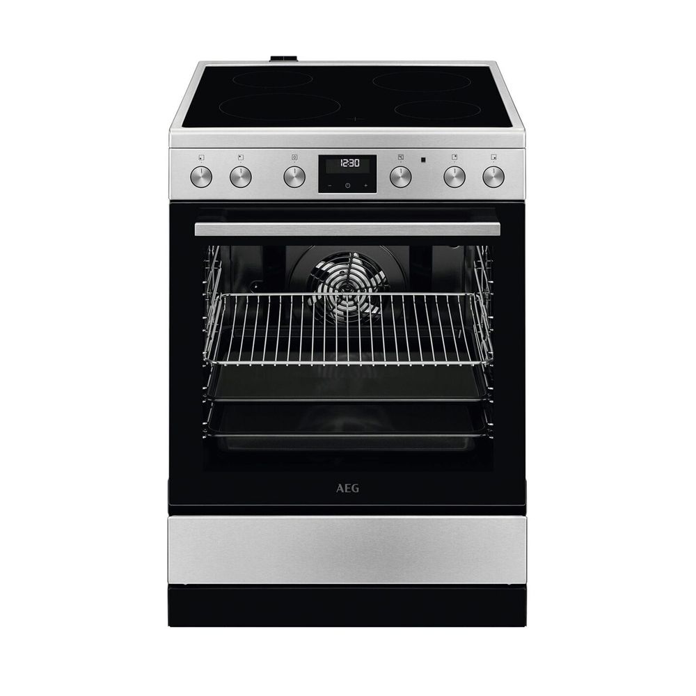 AEG CCB6441NBM Inox Κουζίνα Κεραμική CCB6441NBM