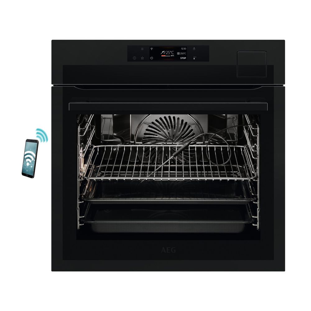 AEG BSE798380T Black Φούρνος Εντοιχιζόμενος BSE798380T