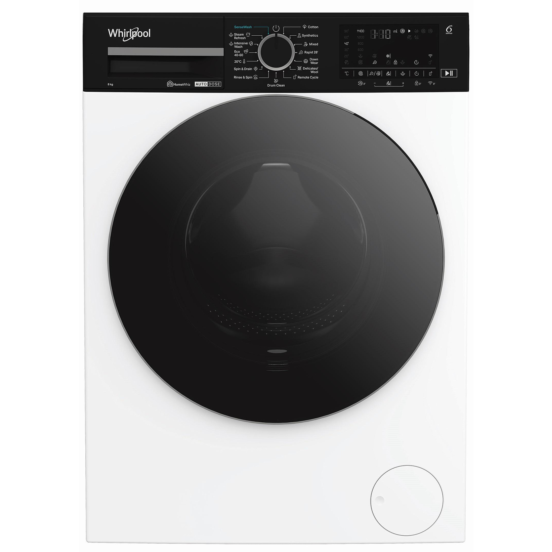 Whirlpool WPM 87W ADS EE Πλυντήριο Ρούχων 8kg, 1400 στρ