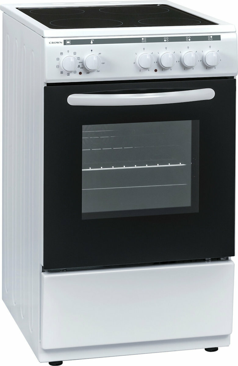Crown 50C3MA Ηλεκτρική Κουζίνα 50lt, με Κεραμικές Εστίε