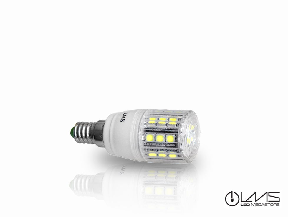 Λαμπτήρας LED LMS E14 24 SMD 5 Watt 5050 Mini Corn Dimmable Ψυχρό Λευκό 00203