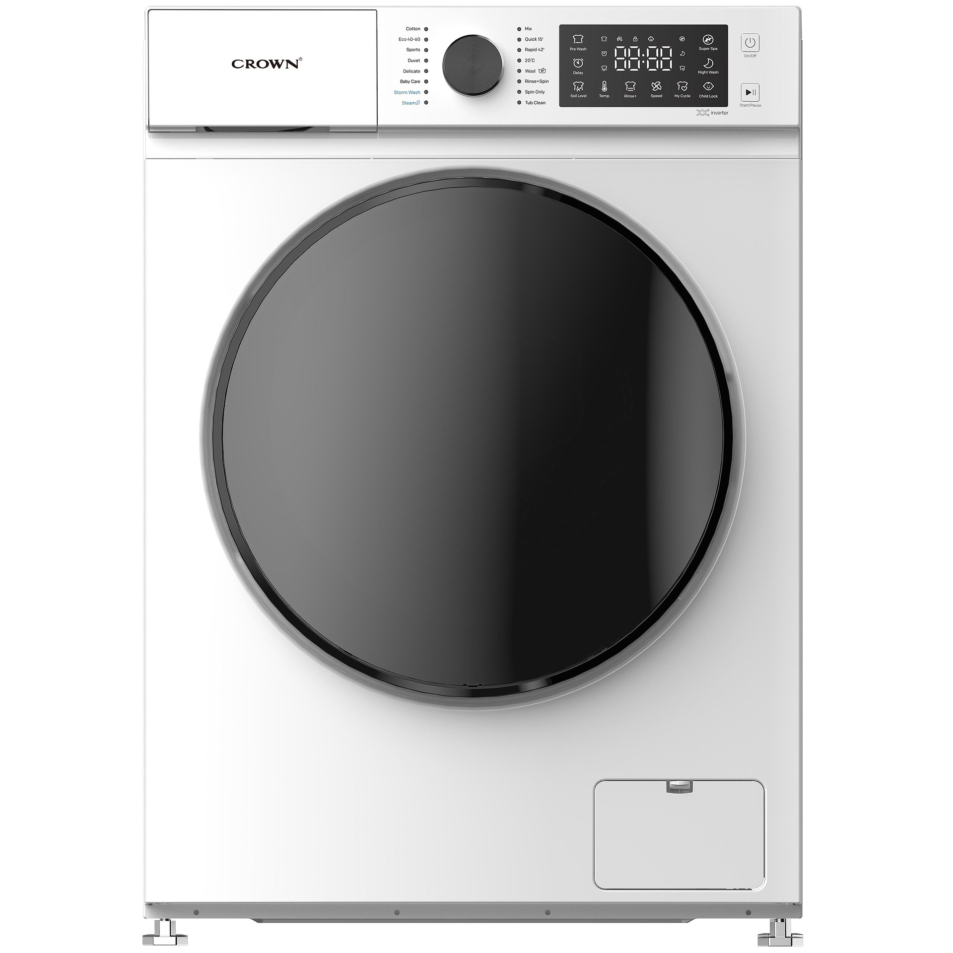 Crown CWM7014BLDC Πλυντήριο Ρούχων 7kg, 1400 Στροφών, A