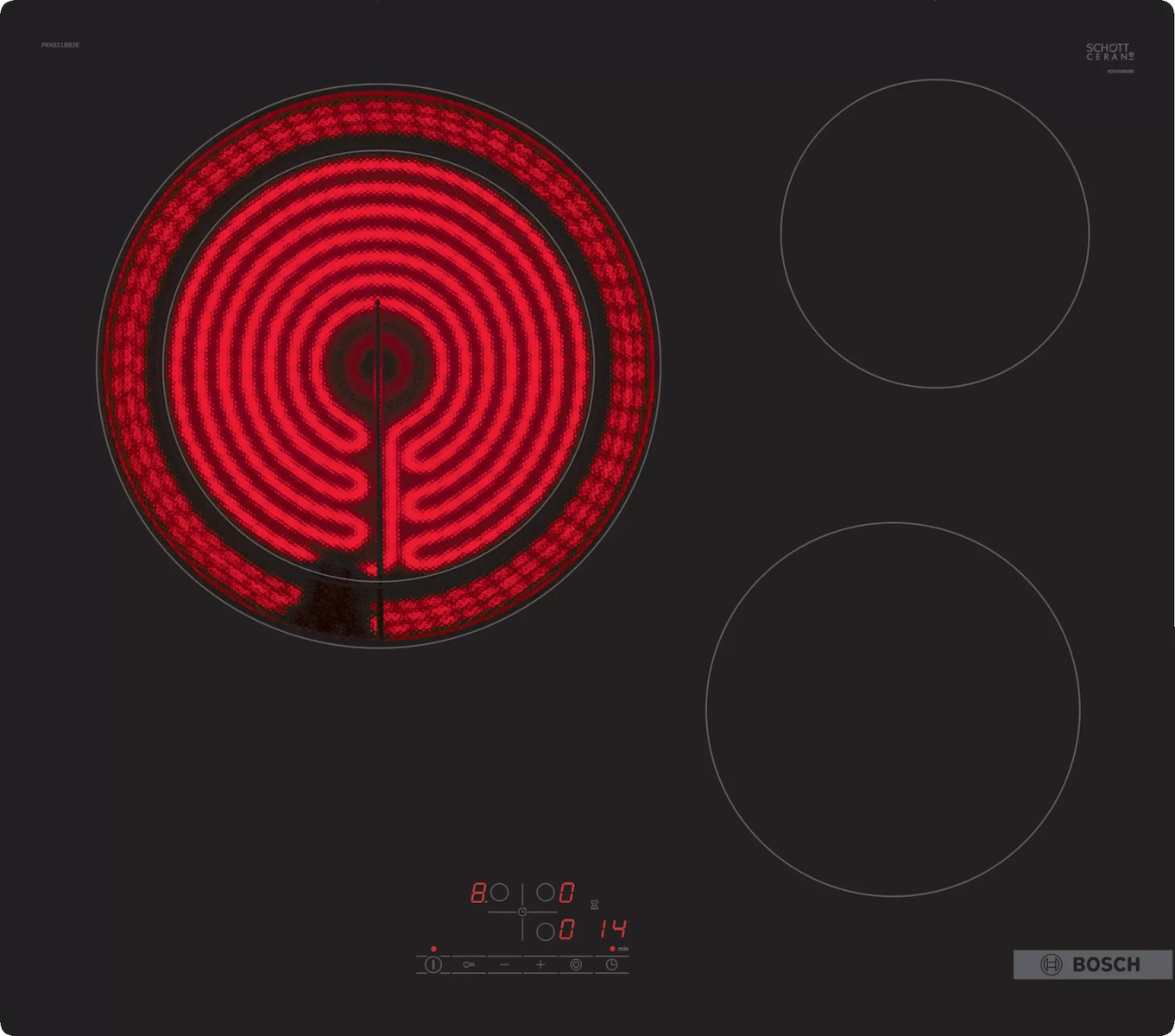 Bosch PKK611BB2E Αυτόνομη Κεραμική Εστία με Λειτουργία 