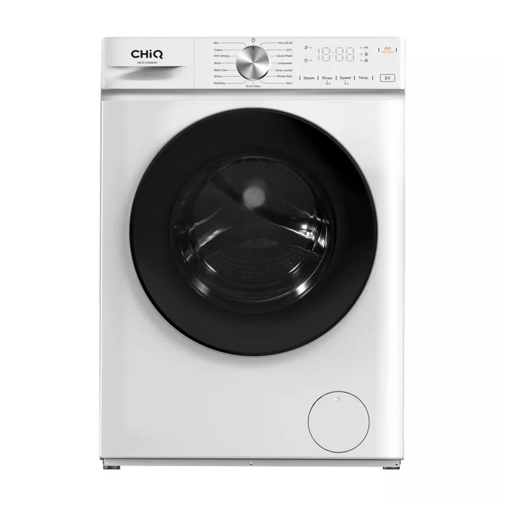 - ΣΗΜΑΝΤΙΚΟ: Σε περίπτωση διαφοράς τιμής από το κατάστημα ισχύει παντα και μόνο η τιμή του καταστήματος CHiQ MG70-12386BWH Πλυντήριο Ρούχων 7kg, 1200 Στροφών,