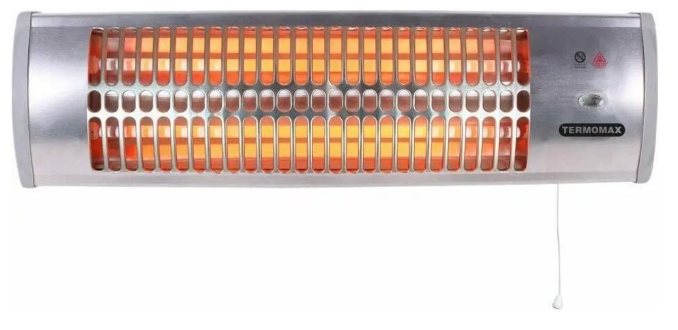 Elektrostore24 Ηλεκτρικές Συσκευές - ΣΗΜΑΝΤΙΚΟ: Σε περίπτωση διαφοράς τιμής από το κατάστημα ισχύει παντα και μόνο η τιμή του καταστήματος Termomax TR-12Q Επιτοίχια Σόμπα Χαλαζία 1200W TR-12Q