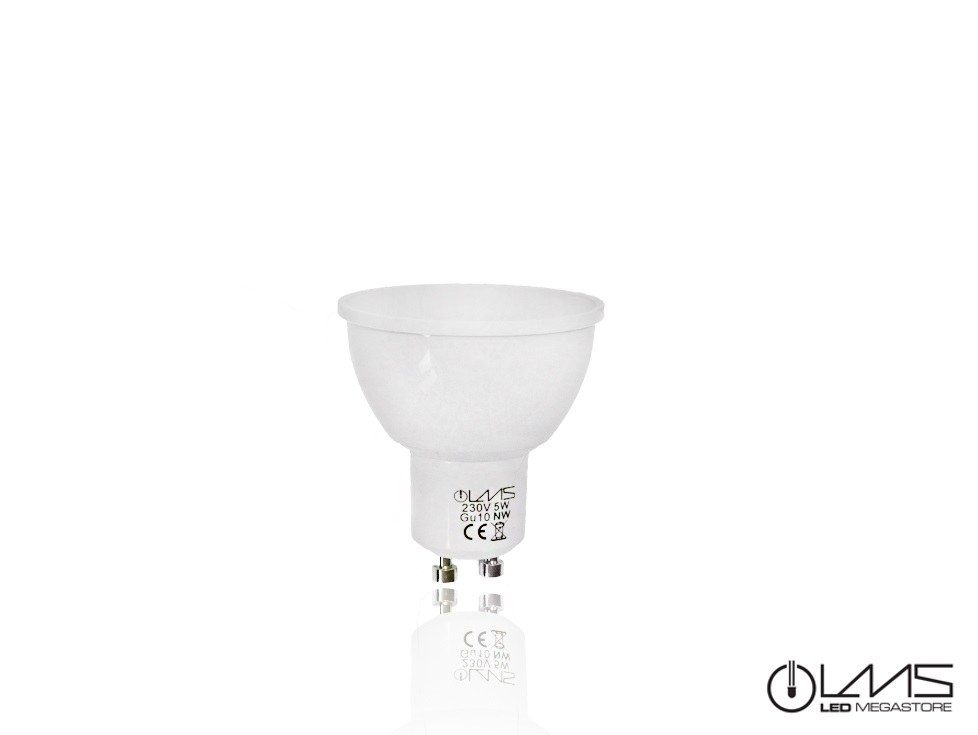 Led Σποτ Gu10 LMS 5 Watt Thermoplastic Ψυχρό Λευκό 05892