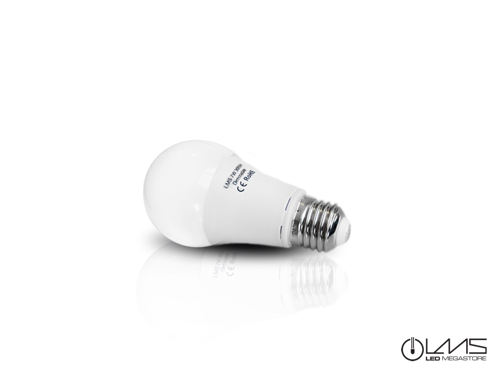 Λαμπτήρας LMS E27 Samsung Chip 7 Watt Θερμό Λευκό Dimmable 05729