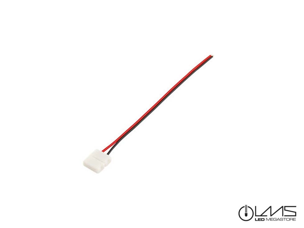 Μονός Connector 8mm 15cm Για Ταινία LED 4.8 Watt 05517