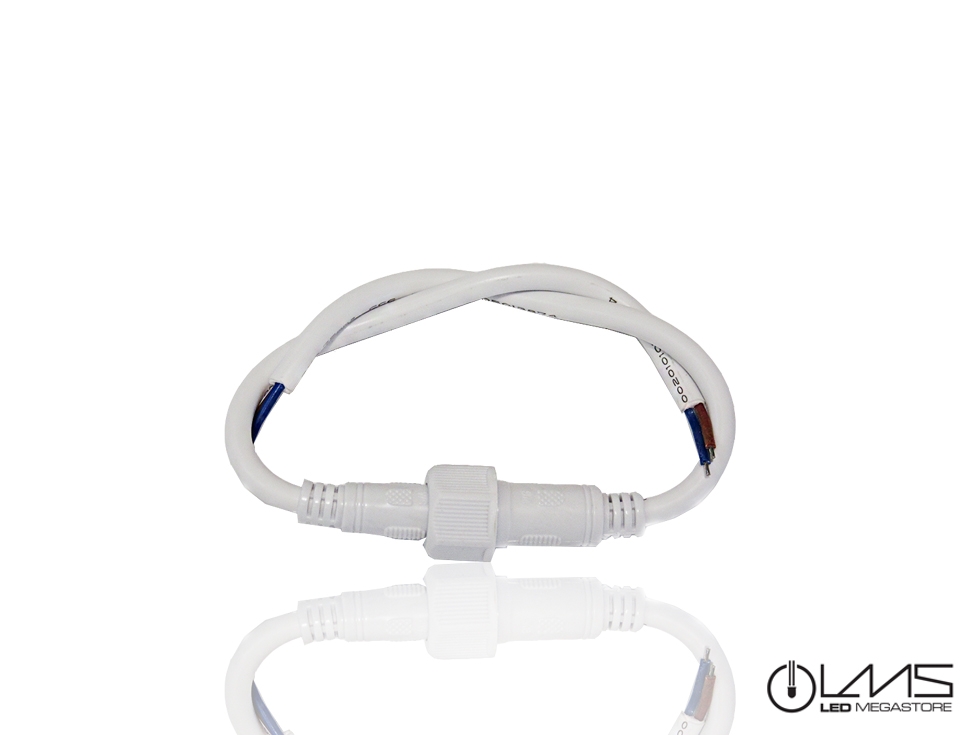 Connector αδιάβροχος IP66 με καλώδιο 20cm για ταινία Led LMS 4,8 - 7,2 14,4 Watt 05911