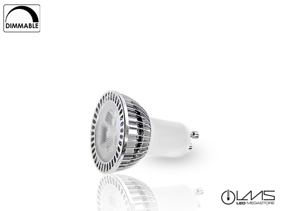 Led Σποτ GU10 3x1 Watt Dimmable Θερμό Λευκό 04549