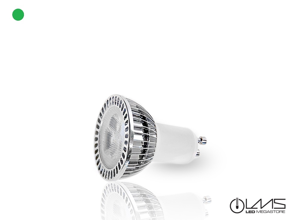 LED Σποτ GU10 3x1 Watt Dimmable Πράσινο 04599