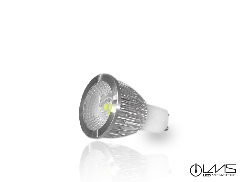 LED Σποτ GU10 1 Cob LED 5 Watt Λευκό Ημέρας 05601