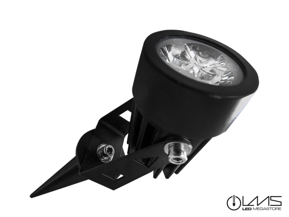 Led Φωτιστικό κήπου καρφωτό μεταλλικό 3x1 Watt 220 V IP 54 Πράσινο 05982