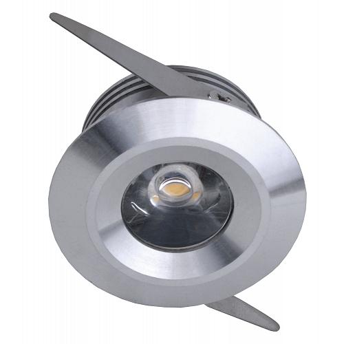 LED spotlight1W satin nickel CW cold white 6000K with transforme[305AL0001001] 305AL0001001