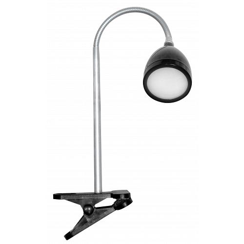 LED clip on desk lamp MACAU4 W/8LED 230V black 4000K Desonia[703RL0200011] 703RL0200011