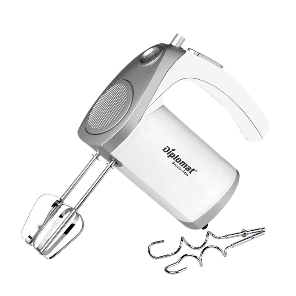DIPLOMAT Μίξερ χειρός DPL HM 712, 5 ταχύτητες, 300W, Λε