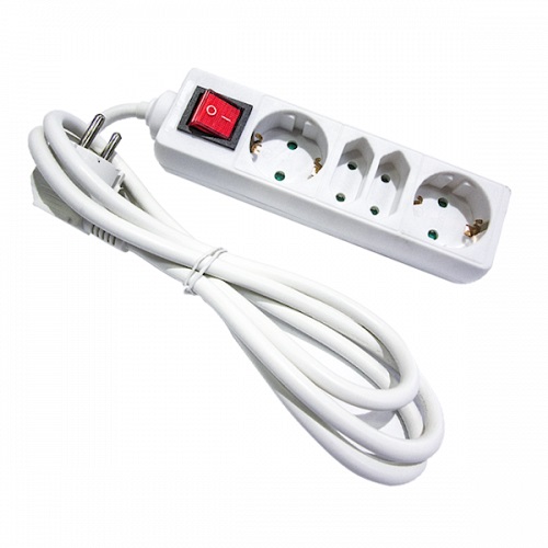 Πολύμπριζο 2+2 Θέσεων με καλώδιο 3 μέτρα και διακόπτη[41037] 41037