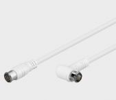 Δορυφορικό καλώδιο Quick F αρσενικό σε γωνικακό Quick F