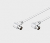 Καλώδιο TV 9.5χιλ. αρσενικό γωνιακό σε 9.5χιλ. θηλυκό γ