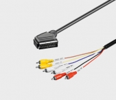 Καλώδιο Scart αρσενικό σε 6 RCA αρσενικά 1,5μ 404084950