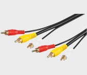 CRCA 315 Καλώδιο composite 3 RCA σε 3 RCA αρσενικά 1,5μ