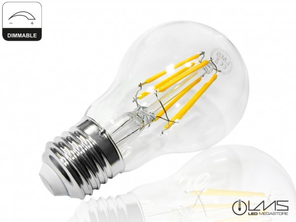 Λαμπτήρας Filament LMS Ε27 5,5 Watt Θερμό λευκό Dimmable 05956