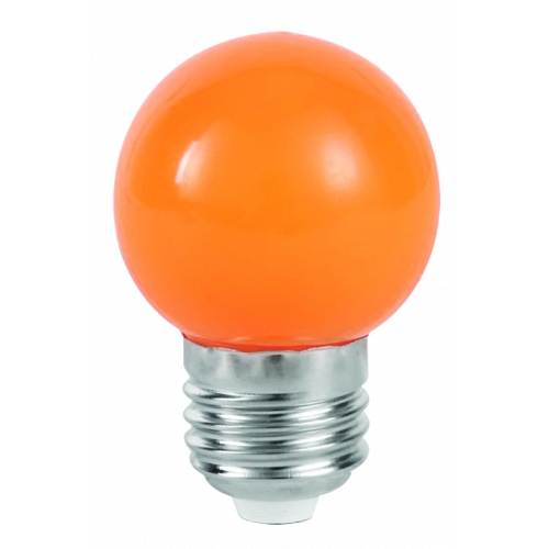 Mini Γλόμπος LED G45 1 Watt Πορτοκαλί 170AL0050221