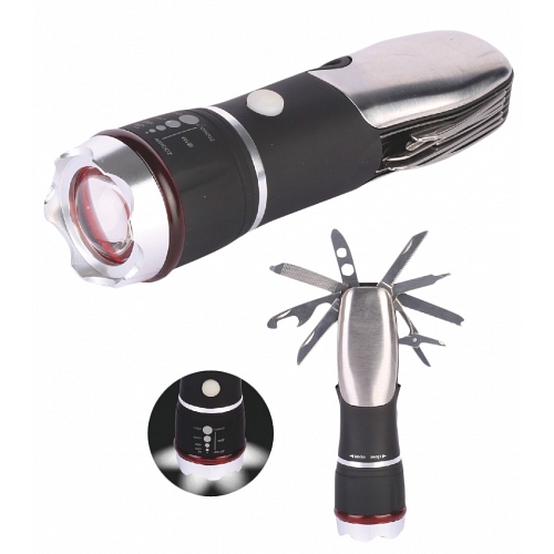 LED φακό 1W με σουγιά, χωρίς μπαταρίες 863RF0010130