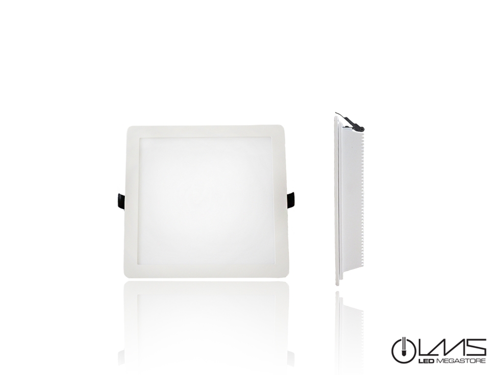 Φωτιστικό PL 24 Watt 230 Volt Λευκό Ημέρας Τετράγωνο 05479