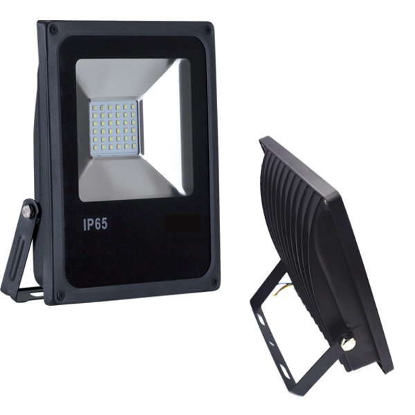 Προβολέας Μαύρος SMD 10 Watt 230 Volt Ψυχρό Λευκό 09174