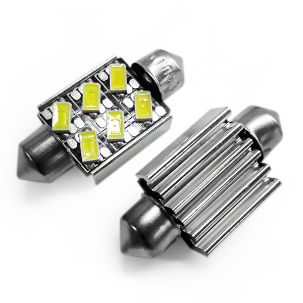 Σωληνωτός 36mm Can Bus 5630SMD με 6 SMD Ψυχρό Λευκό 06343