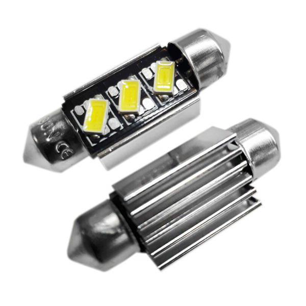 Σωληνωτός 39mm Can Bus 5630SMD με 3 SMD Ψυχρό Λευκό 06341